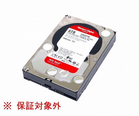 Western Digital WD Red WD60EFRX 6TB/3.5インチ/NAS用SATA HDD ジャンク 中古