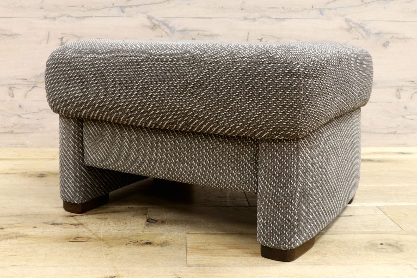 GMHH436○karimoku | カリモク オットマン スツール ファブリック 国産家具