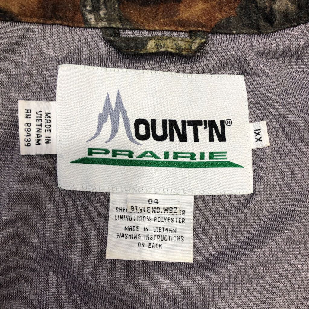 MOUNT'N PRAIRIE ハンティングジャケット リアルツリーカモ