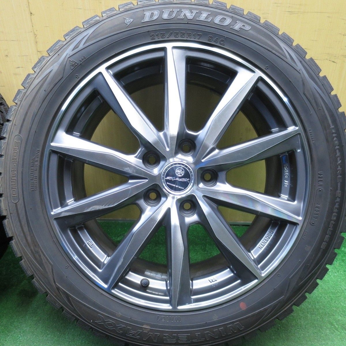 冬セット 215/55R17 カムリ ティアナ オデッセイ ヴェゼル CX-3 215