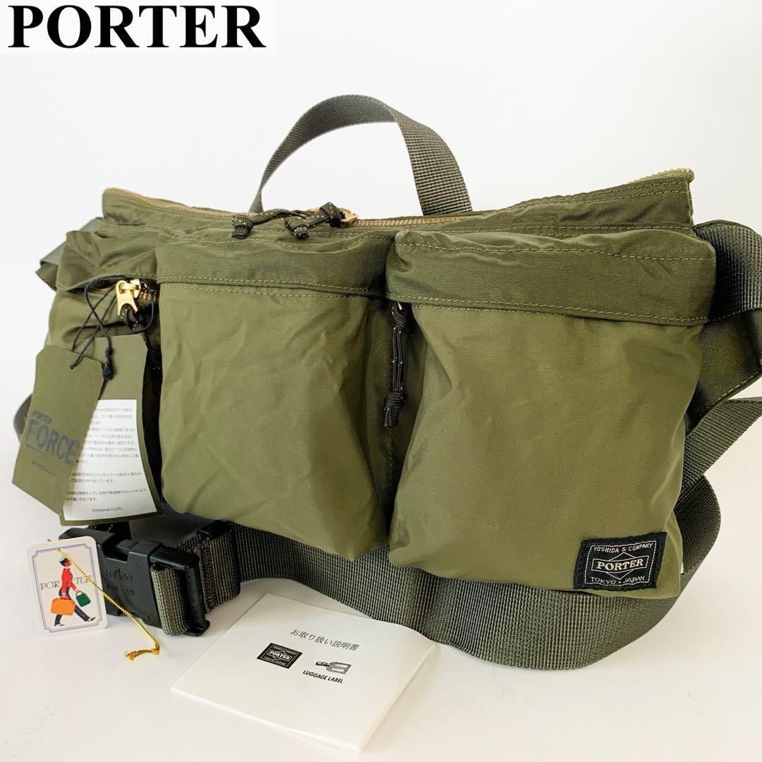 完売品 美品 タグ有 PORTER FORCE WAIST BAG ポーター フォース ...