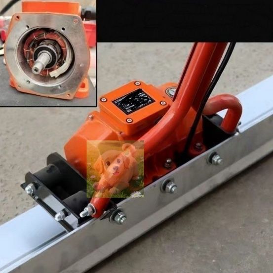 電動スクリード 土間 コンクリート 仕上げツール高周波振動ステンレス鋼 金コテ作業 建設機械均し機械 220vフィルムなし 1m HRDEVELOPMENT_JP