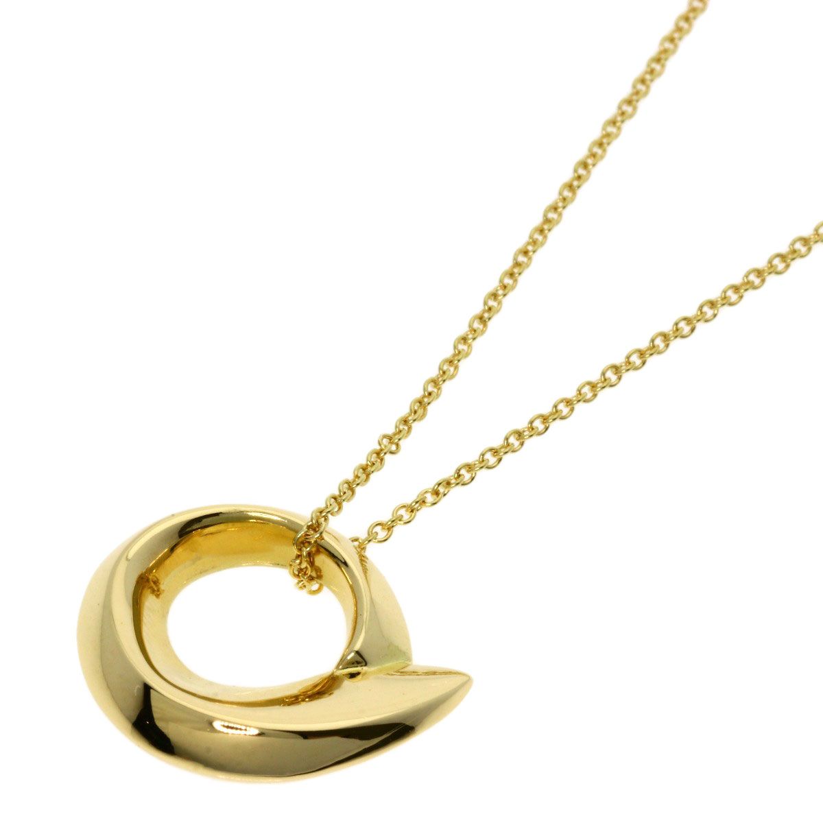 TIFFANY&Co. ティファニー エターナルサークル ネックレス K18YG