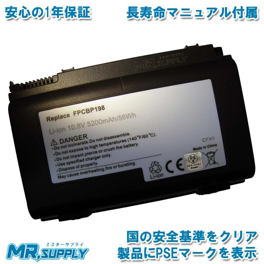 Fujitsu 富士通 FMV-BIBLO NF LIFEBOOK AH用 Li-ion バッテリー FM-66C 0644670 0644690 対応