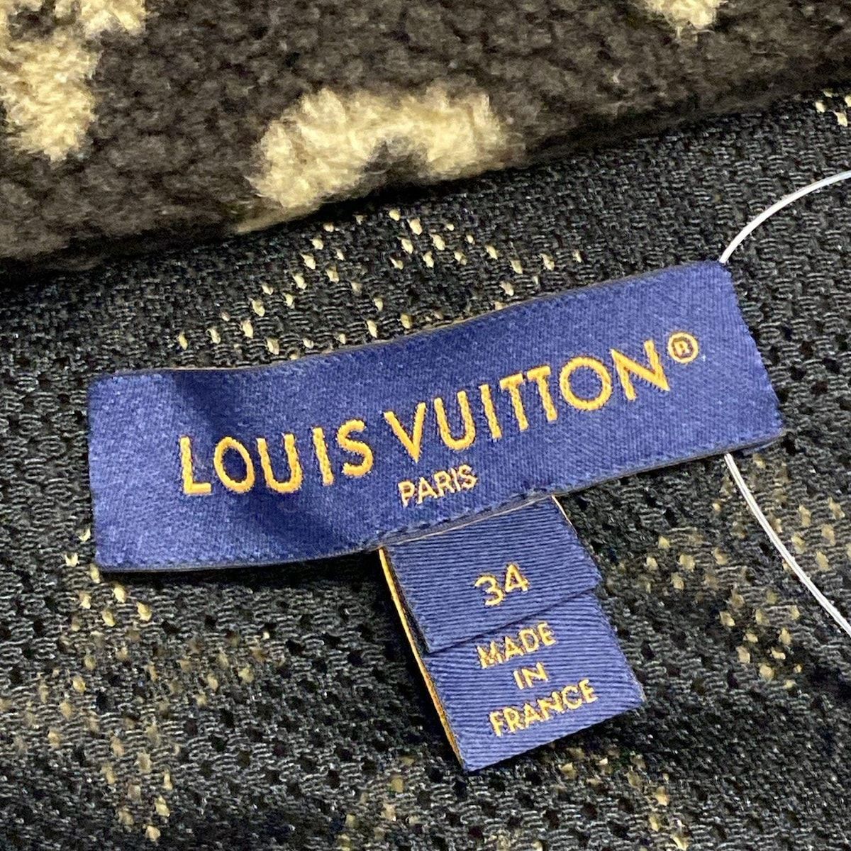 ルイヴィトン ブルゾン サイズ34 S レディース - FOJA10GP1 ダークブラウン×ベージュ×黒 長袖|モノグラム柄|フリース|冬 ウール USTAUSTRALIA_COM_AU