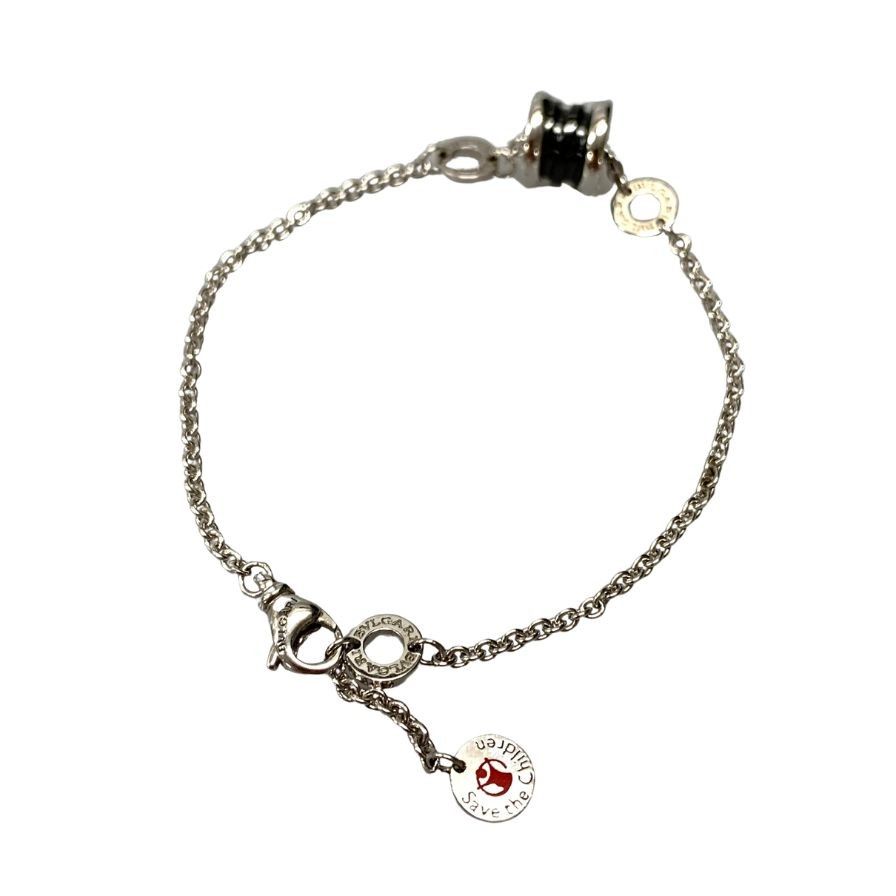 ブルガリブレスレット ビーゼロワン セーブザチルドレン シルバー 925