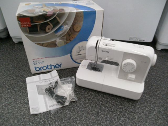 中古品 brother ブラザー 家庭用ミシン EL117シリーズ UY-30 電子