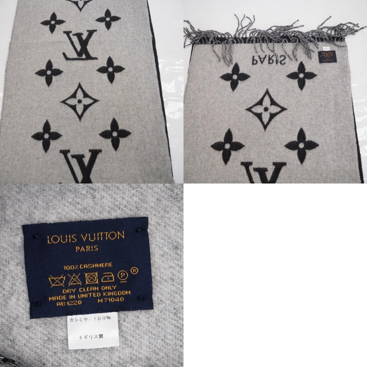 ルイビトン モノグラム マフラー カシミヤ100％ M71040 ルイ