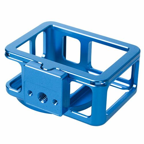  エツミ GoPro HERO 7対応 アクションメタルプロテクターカバー ブルー VE 2222 その他 カメラアクセサリー