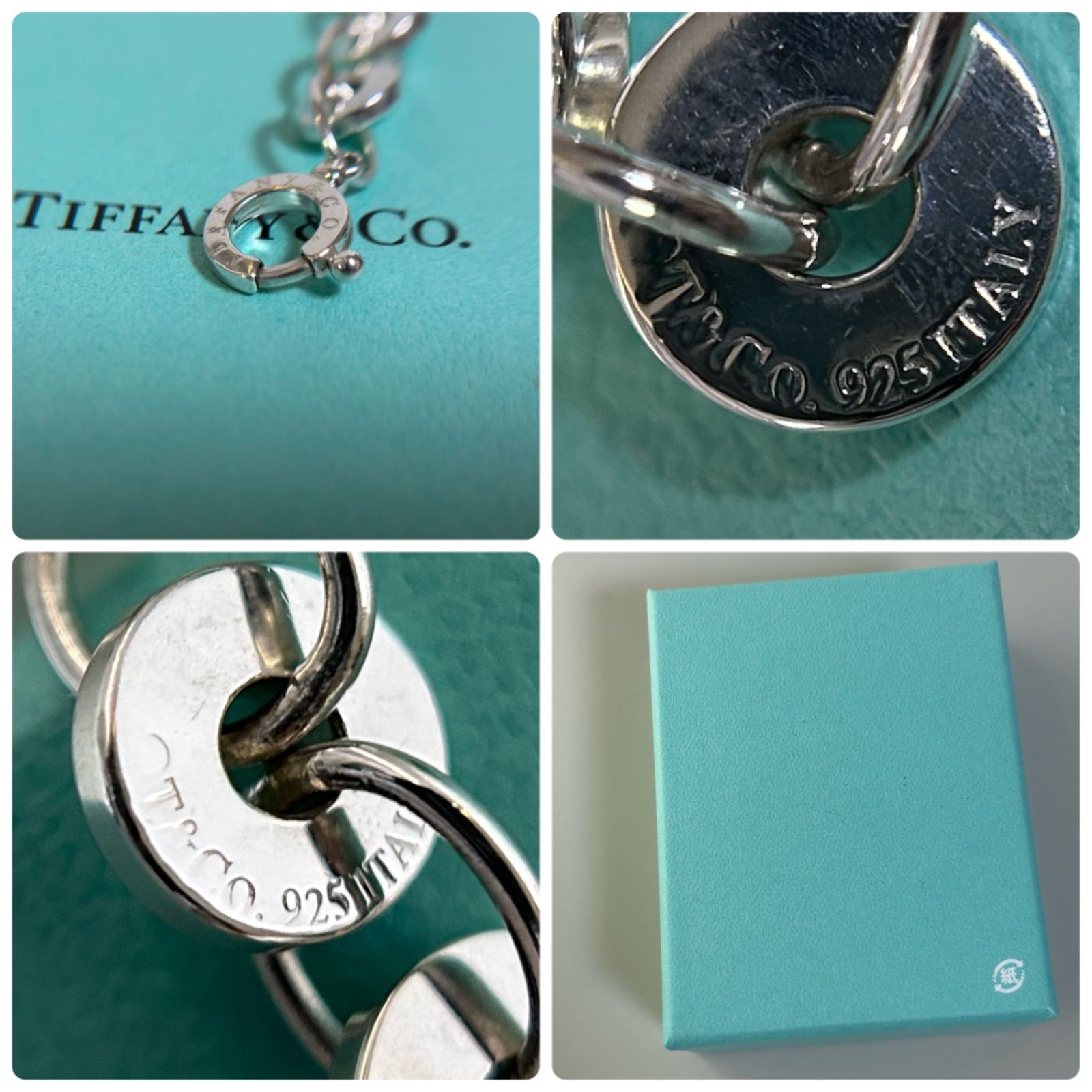 Roger様 ティファニー 希少 ブレスレット 1837 サークル AG925 TIFFANY
