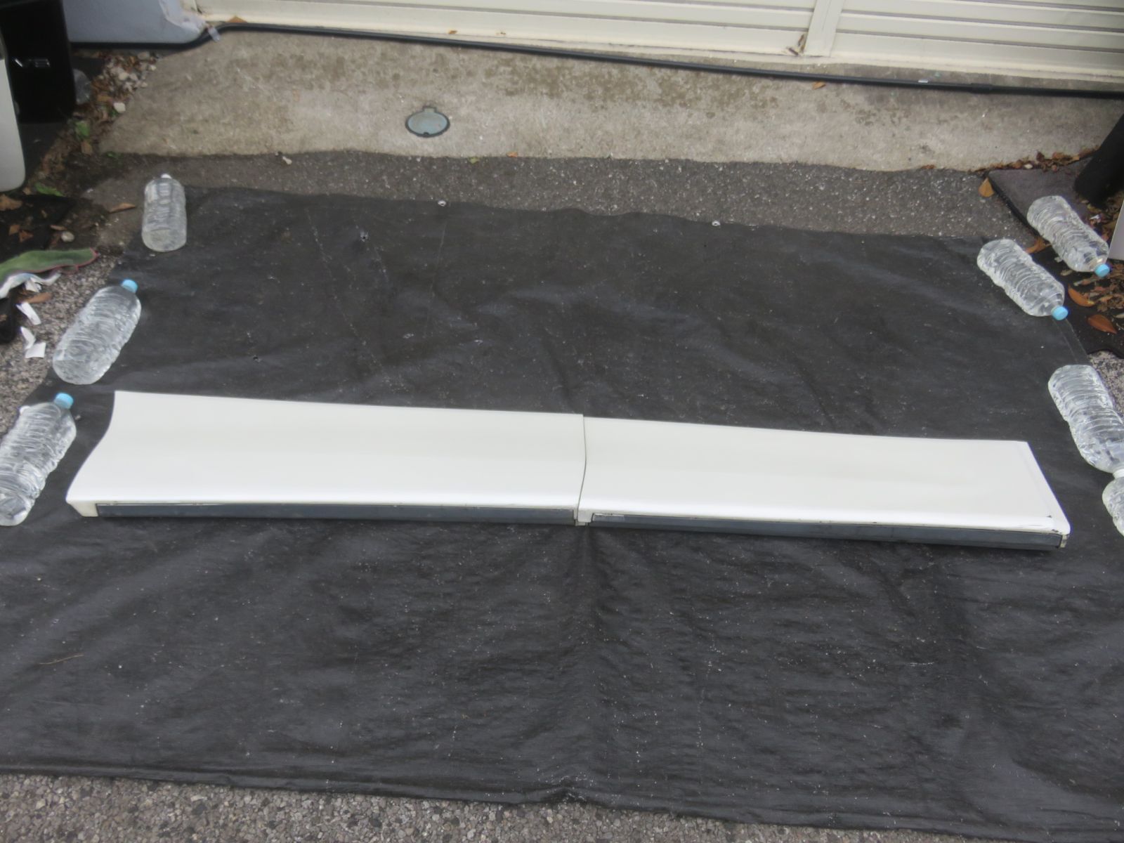 LA6911 アルファード GGH20W 前期 右側 ドアパネル サイドパネル 2点 純正 白070 GGH25W ANH20W ヴェルファイア共通 小傷