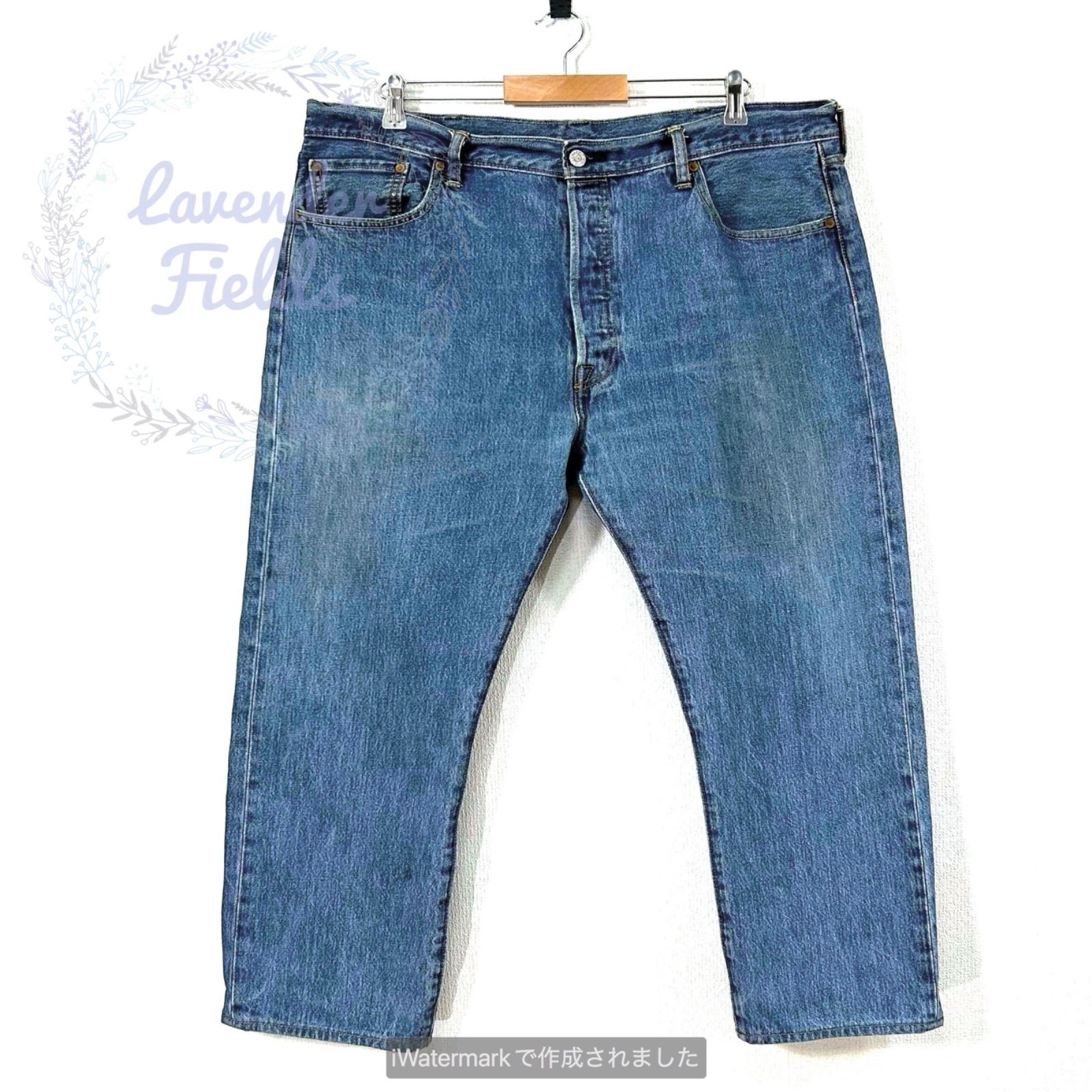 リーバイス501LEVI'Sデニムパンツw40弱ヒゲ大バギーL1177