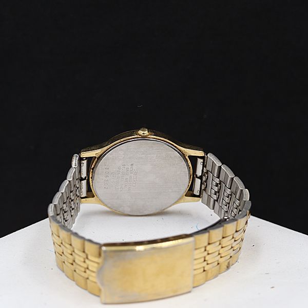 セイコー アベニュー QZ アイボリー文字盤 5P31-6000 メンズ