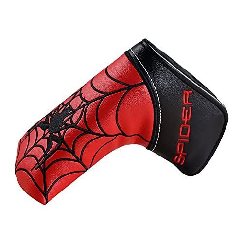 4色 スパイダー Spider マグネット開閉式 オデッセイに適合 スコッティーキャメロン ピンタイプ ヘッドカバー パターカバー