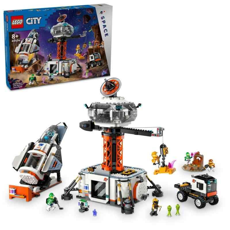 レゴ LEGO シティ 宇宙基地とロケット発射台 おもちゃ 玩具 プレゼント 誕生日 ブロック クリスマス 男の子 女の子 子供 8歳 9歳 10歳 小学生 宇宙 60434