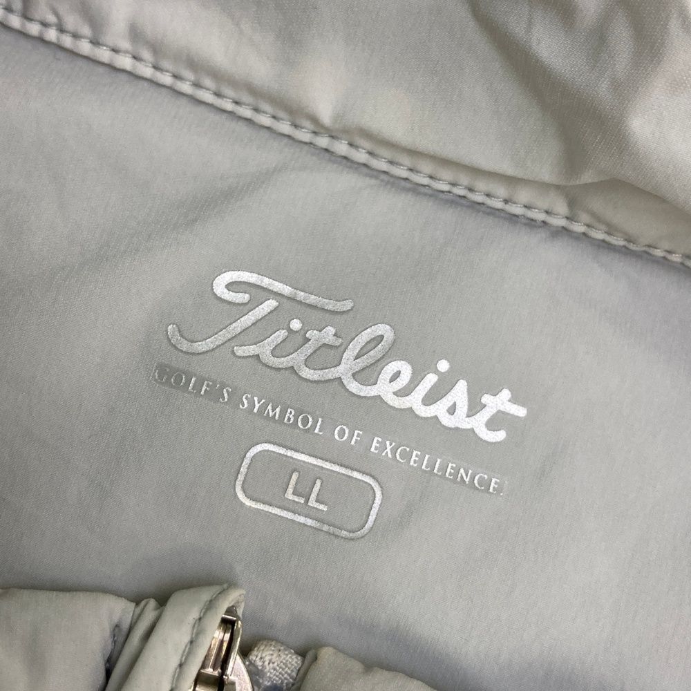 サイズ：LL TITLEIST タイトリスト 中綿ジップジャケット グレー
