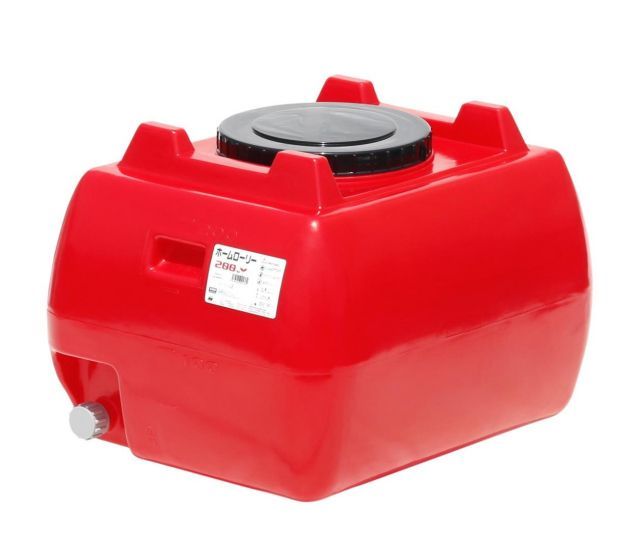 スイコー ホームローリータンク 200L レッド