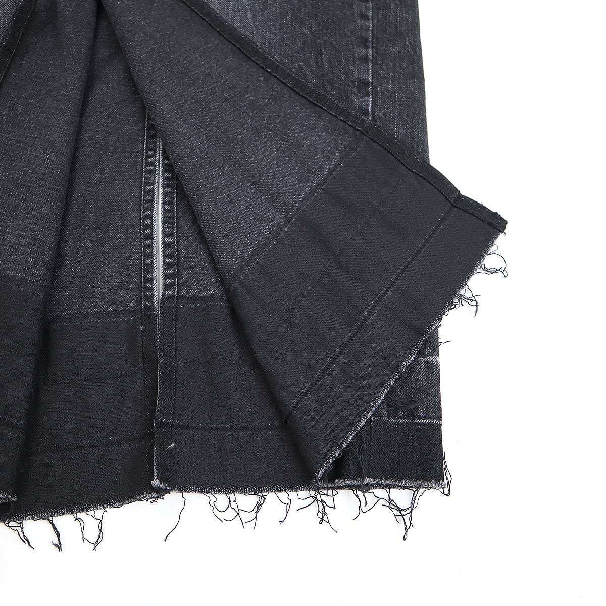 sacai サカイ 20AW ジップアップボアデニム ドレスワンピース 20-05152