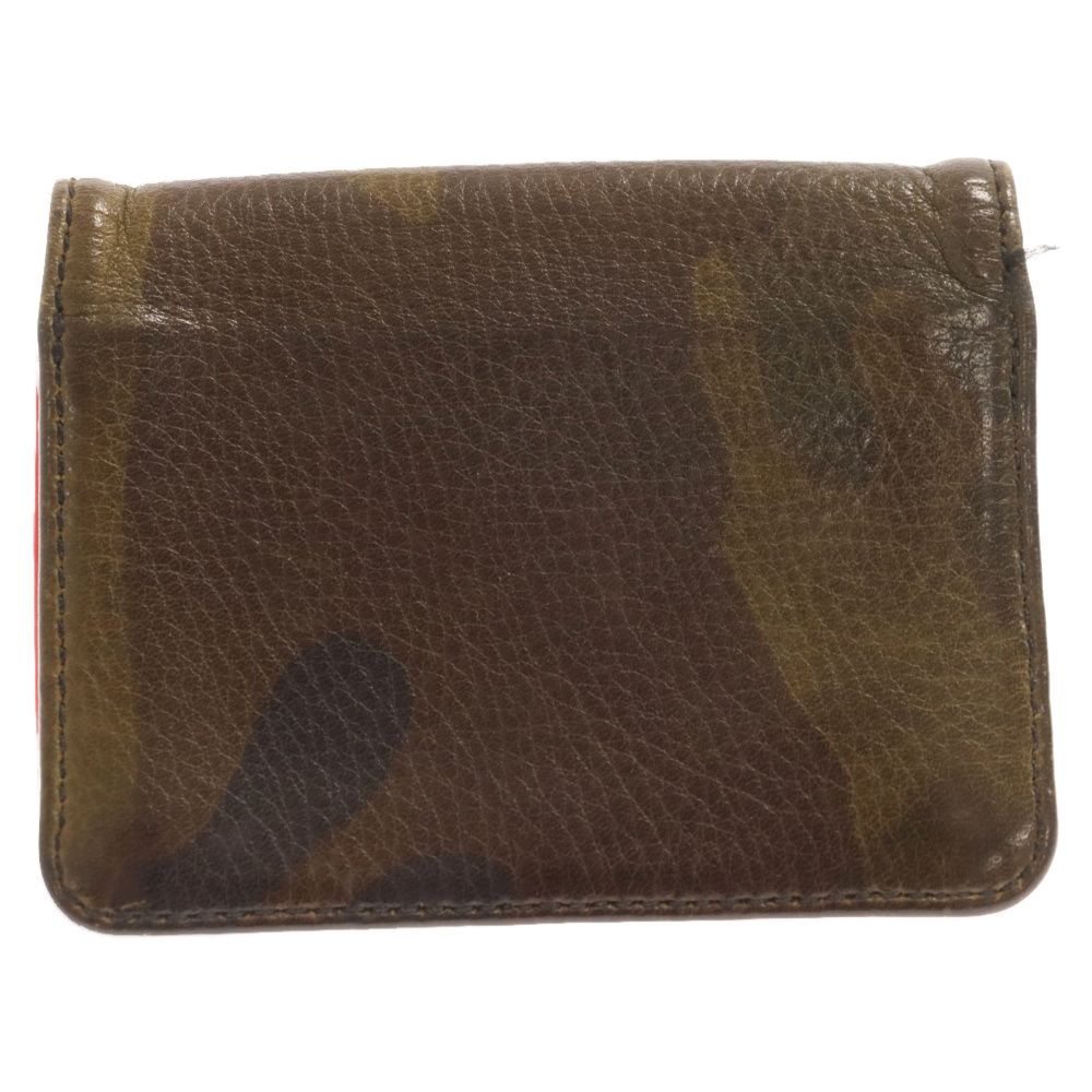CHROME HEARTS クロムハーツ WALLET CARD CASE V1 3POKET CH SCRL TANK CAMO カードケース カモフラ グリーン/ピンク Chrome Hearts - CHROME HEARTS クロムハーツ WALLET CARD CASE V1