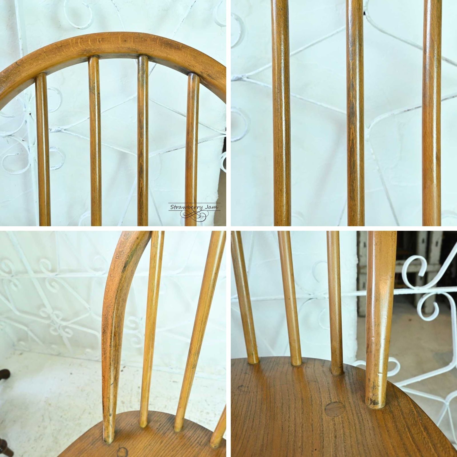 L3705-296-1 英国ヴィンテージ ERCOL アーコールチェア フープ