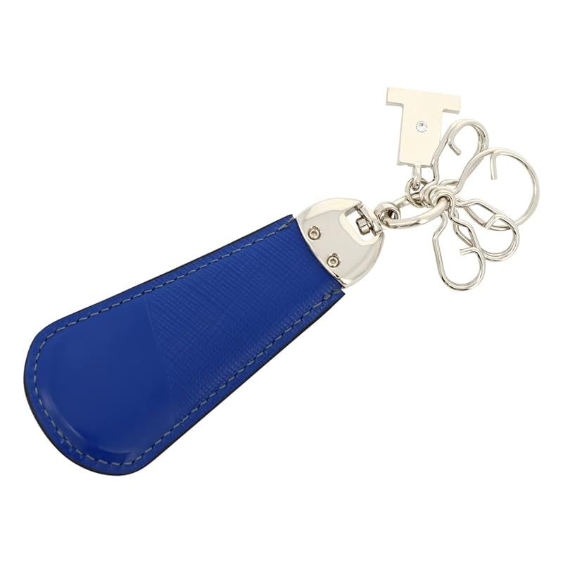 【新着商品】[ランバンオンブルー] 靴べら キーホルダー キーリング ブランド 革 メンズ パーシャル 555617 LANVIN en Bleu 本革 牛革 レザー おしゃれ 携帯靴べら シューホーン 【26】 オレンジ