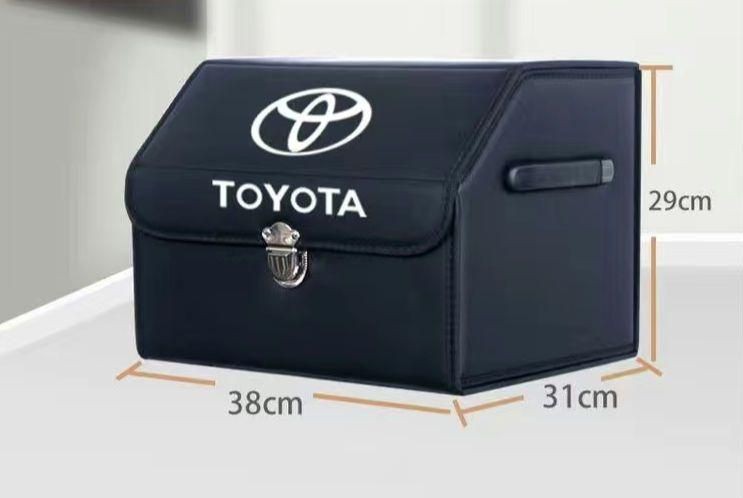 TOYOTA！汎用自動車ト内収納ボックス トランクバッグ 3点セット 黑