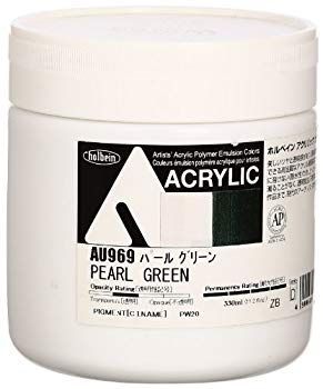 【中古】【非常に良い】ホルベイン アクリル絵具 アクリリックカラー パールグリーン AU969 330ml khxv5rg 6,997円