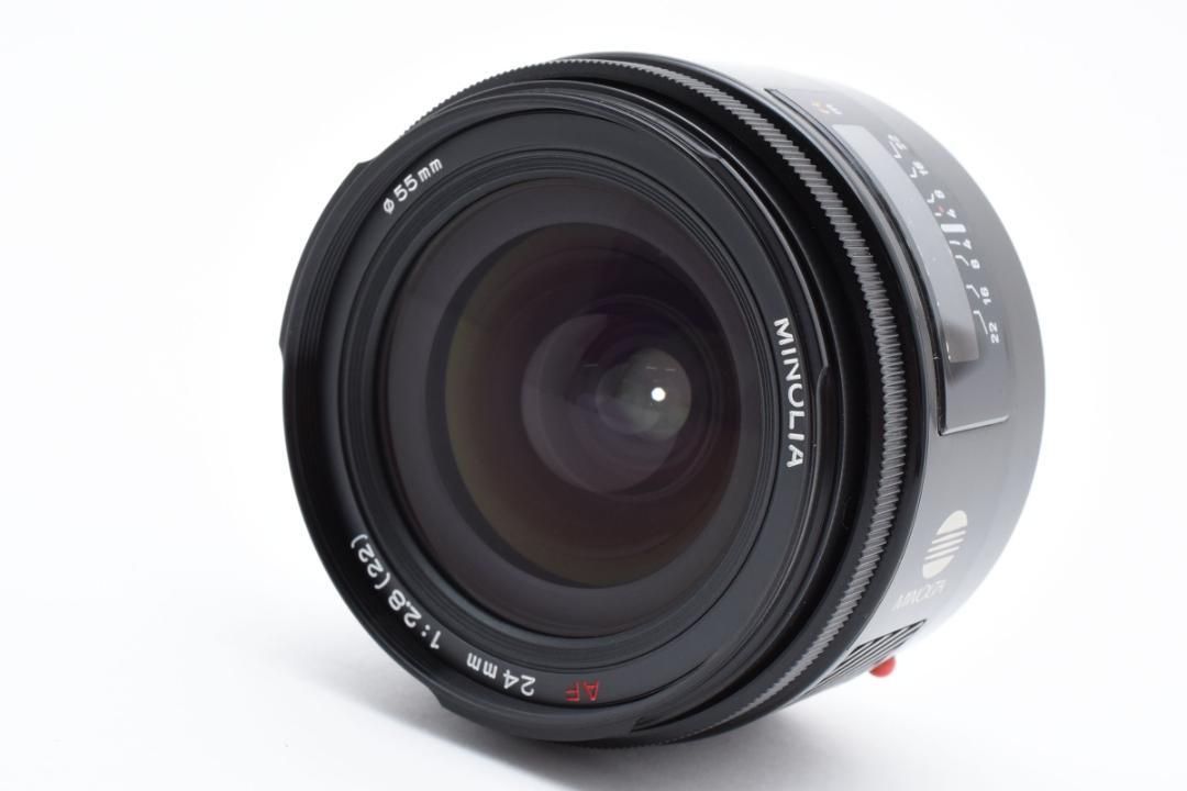 MINOLTA AF 24mm F2.8 純正フード付 C009 MINOLTA AF 24mm F2.8 純正フード付 C009 MINOLTA AF 24mm F2.8 純正フード