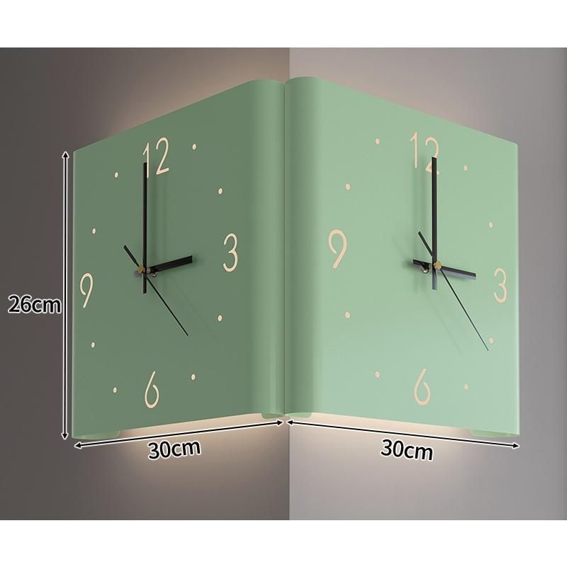 ダークグリーン 掛時計 シンプルデザイン ダークグリーン 掛時計 シンプルデザイン
