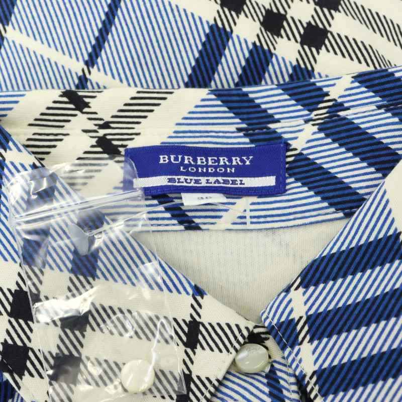 BURBERRY BLUE LABEL 半袖 ノバチェック ブラウス 38 BURBERRY BLUE LABEL 半袖シャツ ブラウス チェック 38 - メルカリ