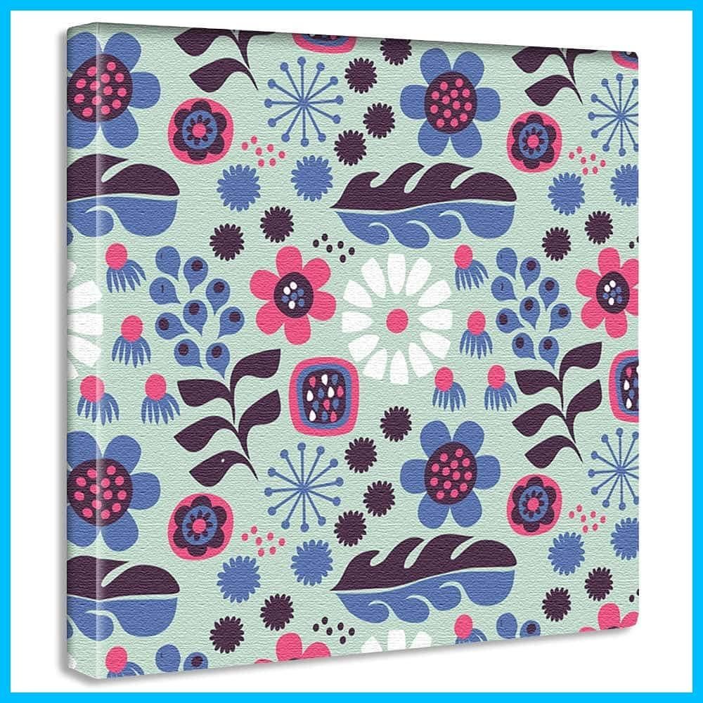 【新着商品】15cm × 15cm 北欧 Kinpro パネル 日本製 軽量 ポスター ファブリック アートデリ kpr-0011-blu-S