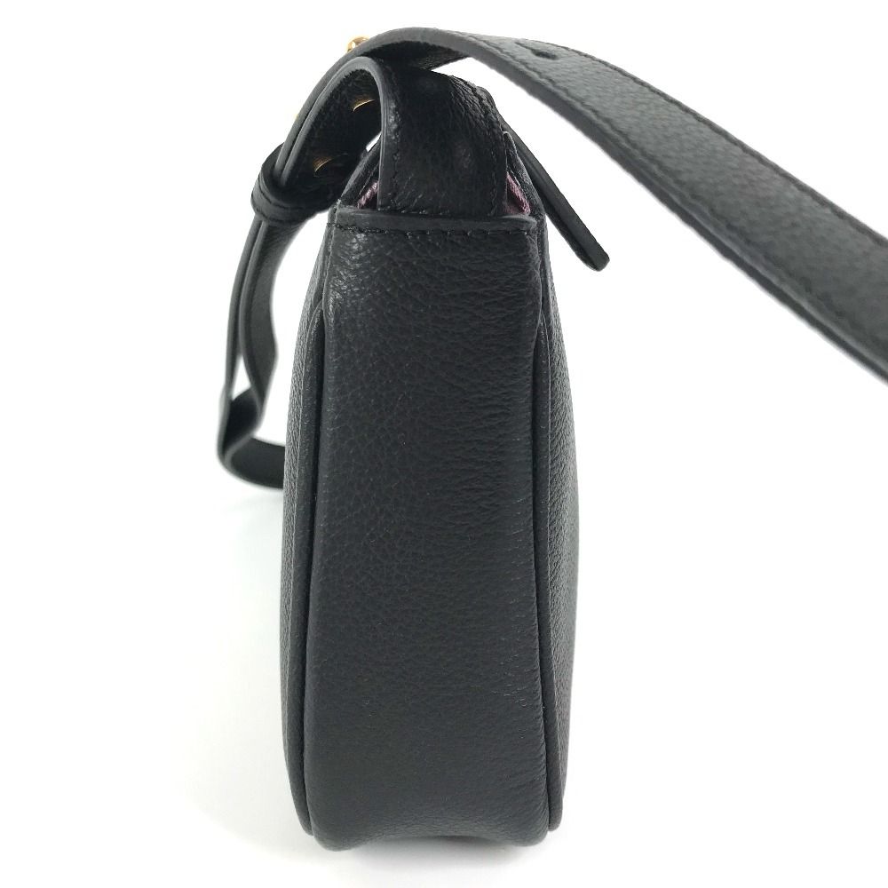 新品 ヴェルサーチ メデューサ ロゴ ショルダーバッグ ブラック VERSACE VERSACE ヴェルサーチ ショルダーバッグ メデューサ ロゴ レザー