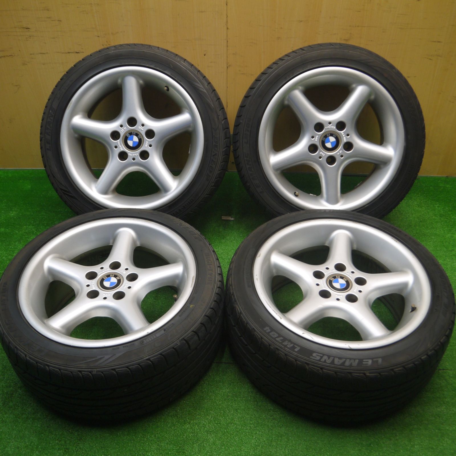 バリ溝 ダンロップ 215/45R17 ルマン LM704 2本セット 2010年製 中古 
