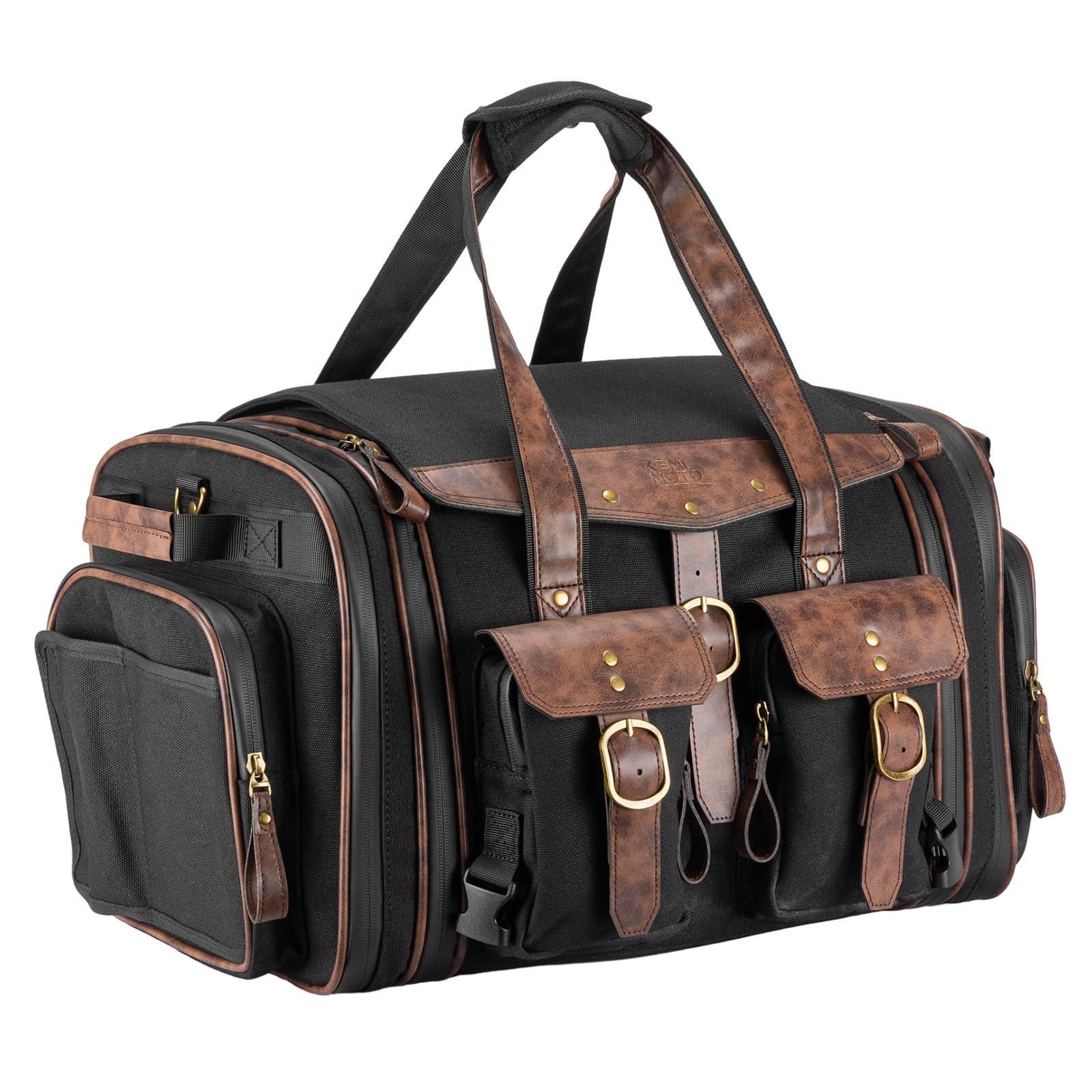 ありがとうございます KM1017 ブラウン レインカバー付き 汎用性 バイク用品 シートバック