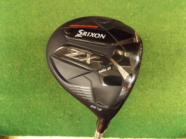 2093 SRIXON ZX MKⅡ 5W 18° 純正カーボン S カバー有 ダンロップ スリクソン フェアウェイウッド .925242