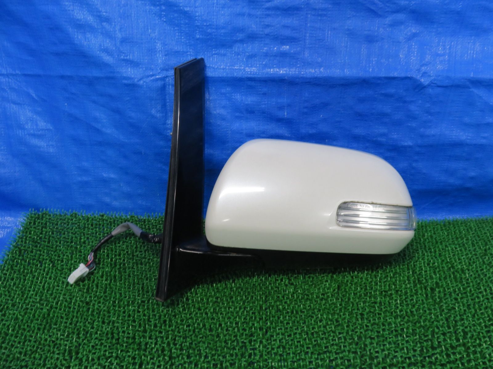 SFC2357 作動OK アルファード ヴェルファイア ANH20W ANH25W GGH20W GGH25W 純正ドアミラー サイドミラー 助手席 左側 070ホワイトパール