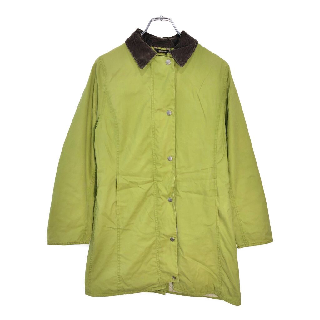 Barbour バブアー NEWMARKET JACKET ニューマーケットジャケット ハーフコート ライトグリーン レディース UK10 古着 V4640