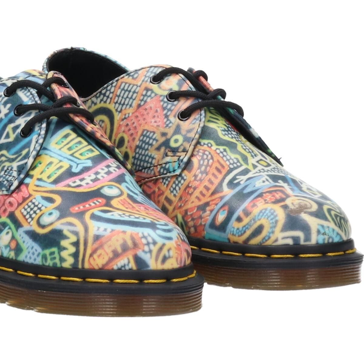 古着 ドクターマーチン Dr.Martens MARK WIGAN コラボ 総柄 3ホール 