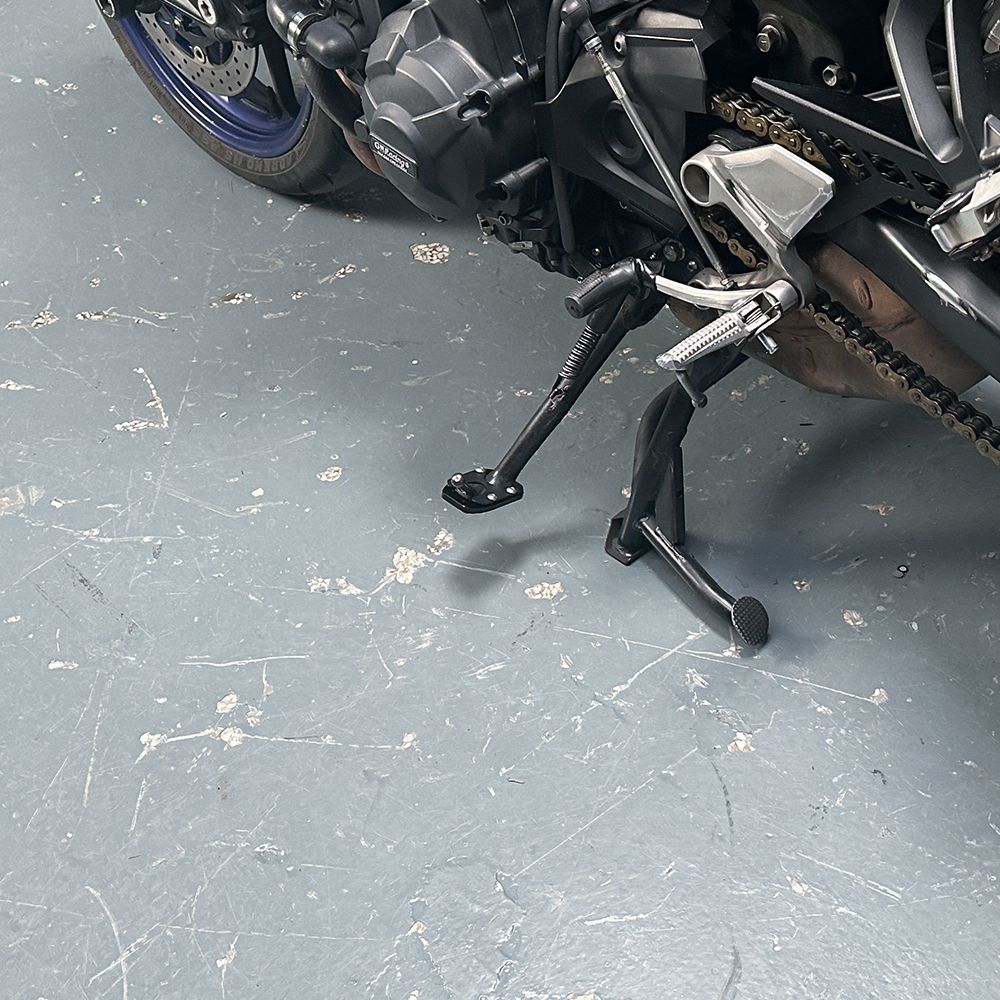 フットバス スタンド バイクスタンドパッド オートバイアクセサリー フットエンラージャー