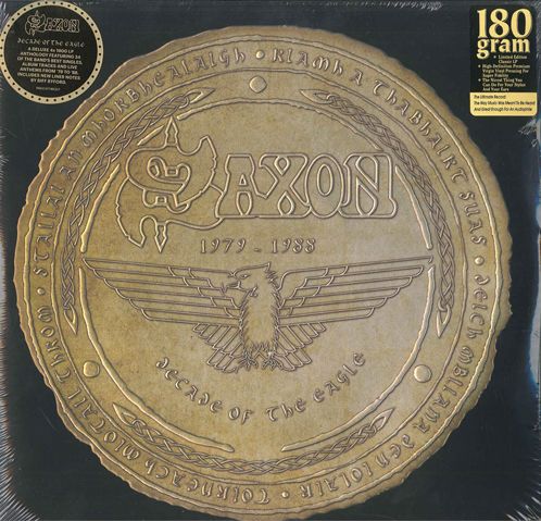 欧4discs LP Saxon Decade Of The Eagle: The Anthology 1979-1988 BMGCAT146QLP BMG, Union Square Mu 未開封 /01180 Saxon - Decade of the Eagle: The Anthology 1979-1988