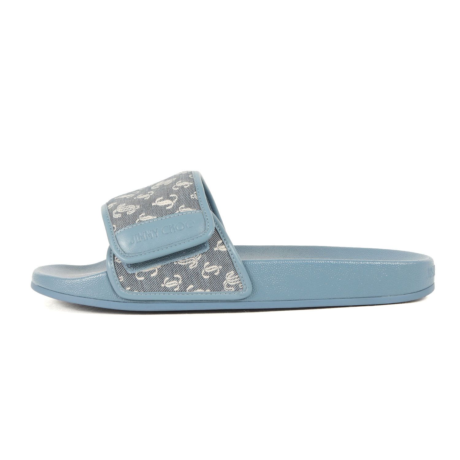 新品★Jimmy Choo★アンダー50 デニムスエードサンダル afb1ca17-aefb-4dac-9812-