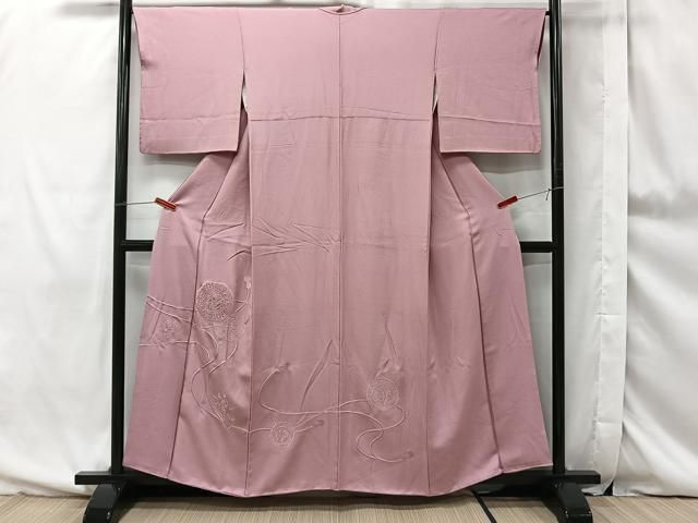 訪問着 正絹 中国三大刺繍、スワトウ刺繍 作家もの 平和屋着物○総