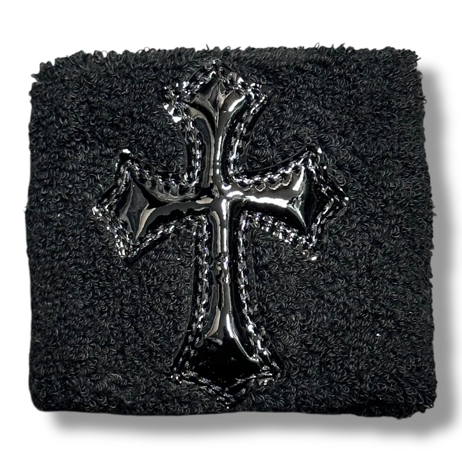 クロムハーツ リストバンド CHROME HEARTS クロムハーツ レザーリストバンド スモールCH