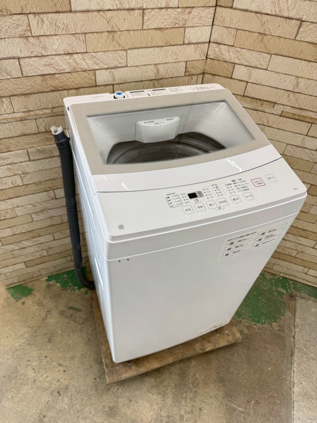 【高年式】大阪送料無料★3か月保障付き★2023年★NTR60★SS-159 高年式】大阪送料無料☆3か月保障付き☆洗濯機☆ニトリ☆6kg☆2023年