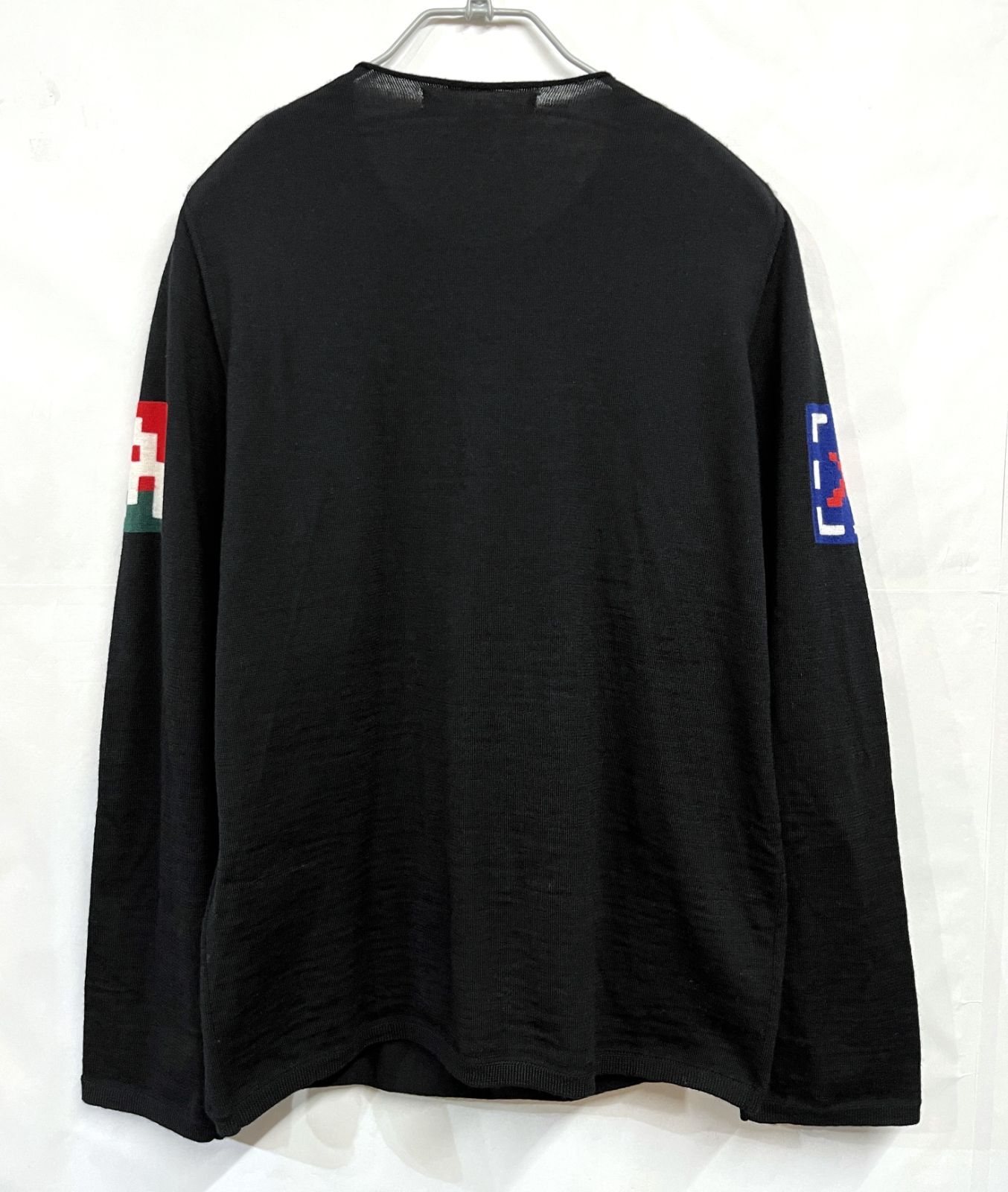 COMME des GARCONS SHIRT x Invader｜fine wool blend jacquard jumper 