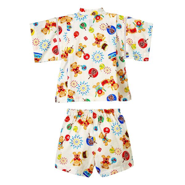 ミキハウス mikihouse ミキハウスベア 甚平スーツ 夏祭り 幼稚園 保育園 120cm 白 01 WWW_USTAUSTRALIA_COM_AU