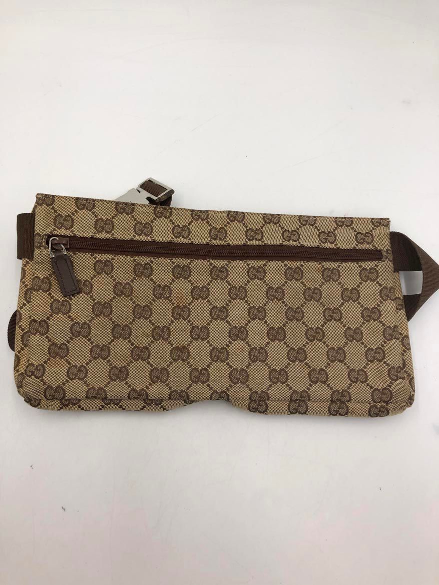 GUCCI グッチ 28566 ウエストポーチ ユニセックス ボディ バッグ GGキャンバス メンズ