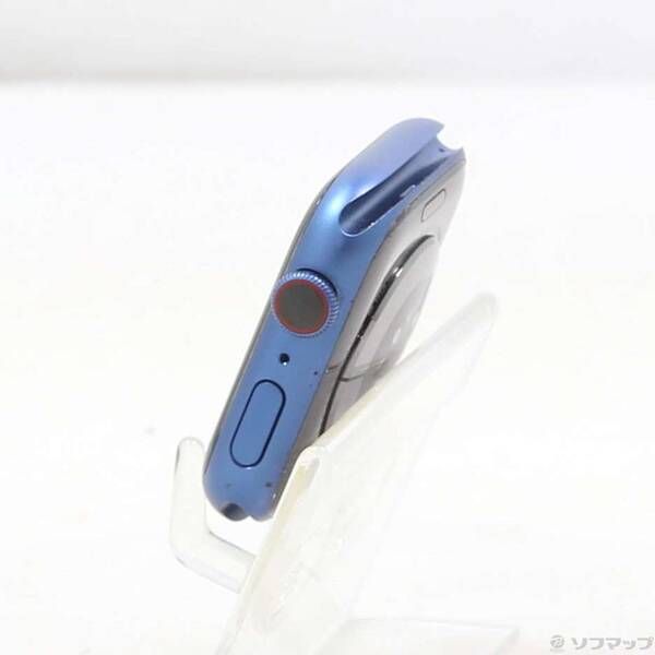 〔 品〕 Apple Watch Series 7 GPS Cellular 45mm ブルーアルミニウムケース バンド無し 196