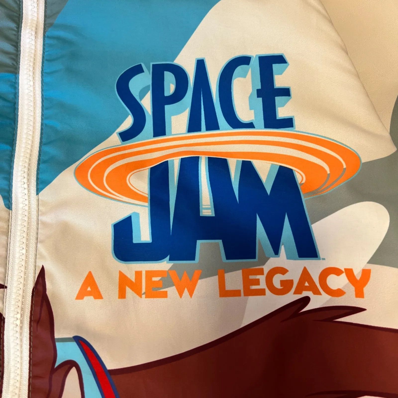 古着 アニメ ムービー ナイロンジャケット MEMBERS ONLY スペース 