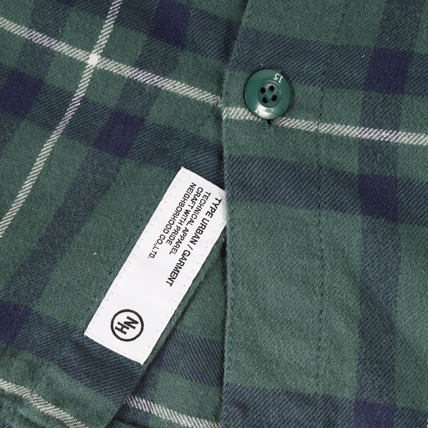 NEIGHBORHOOD ネイバーフッド シャツ グリーン ネイビー サイズ:M | 24AW タータンチェック フランネルシャツ (TARTAN CHECK SHIRT) | トップス カジュアルシャツ 長袖【メンズ】【中古】【K4552】 美品】NEIGHBORHOOD ネイバーフッド シャツ サイズ:XL / 24AW タータン